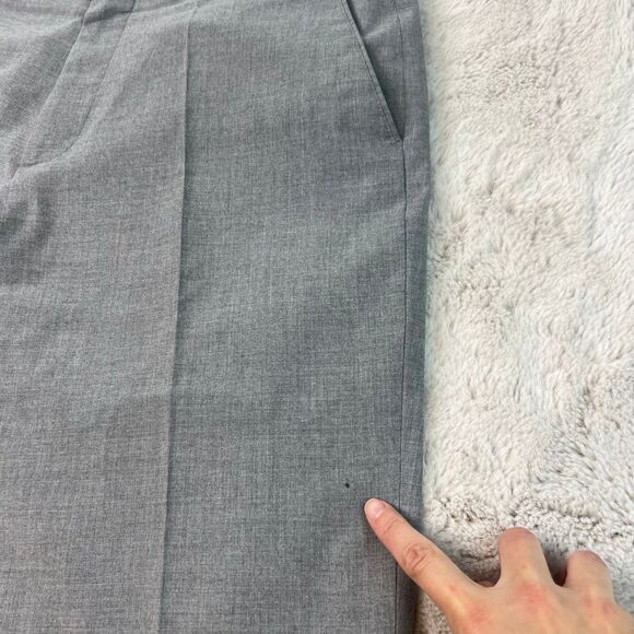 Banana Republic Dress Pants Mens 33x34 Gray Tailored Fit Viscose Lightweight - Picture 7 of 9